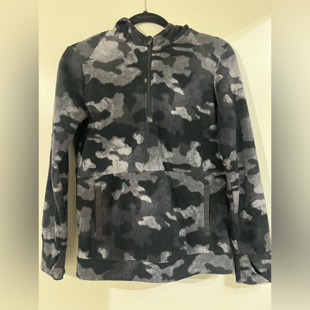 All in Motion Black and Gray Pullover- Kids Large